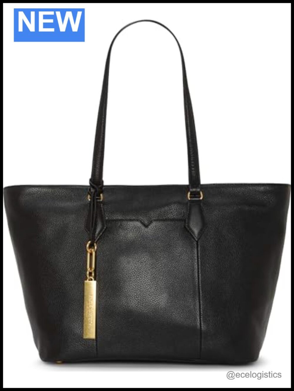 Leather Hobo Shoulder Bag with Zipper Closure, 5 Pockets
